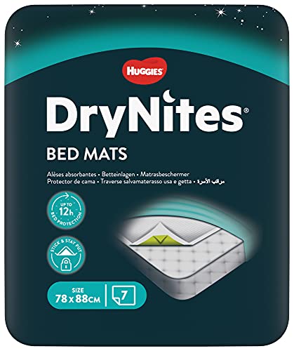 Detalle 2 de HUGGIES DryNites Disposable Bed Mats for Children and Teens – 28 mats