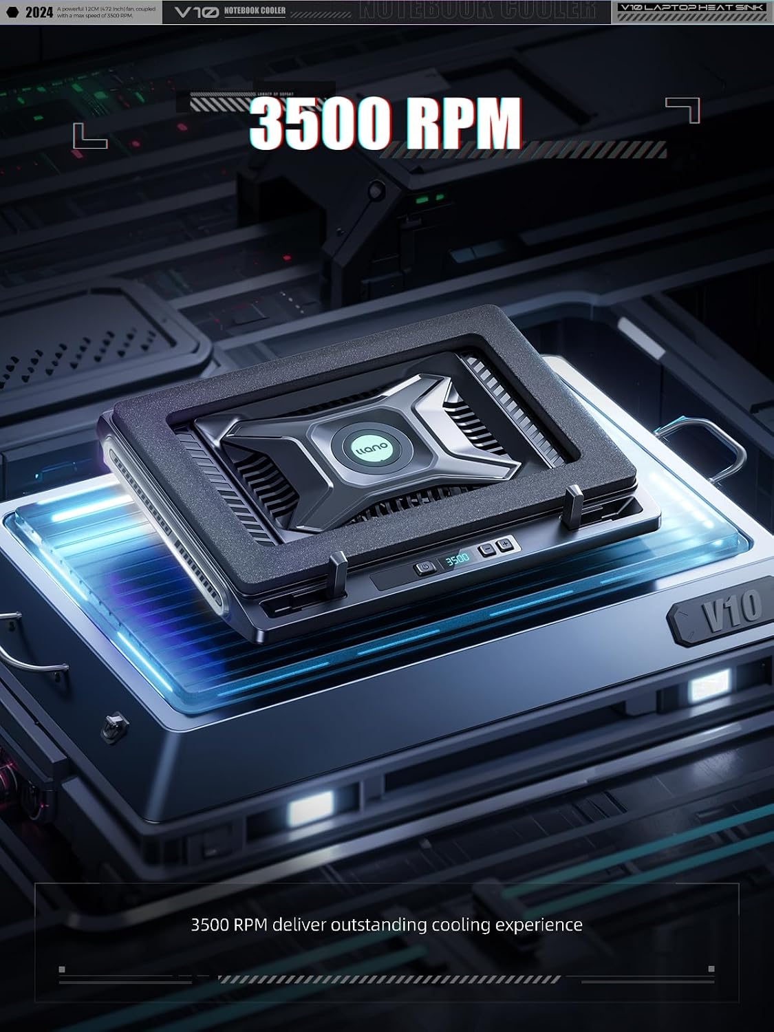 Detalle de llano Laptop Cooling Pad V10