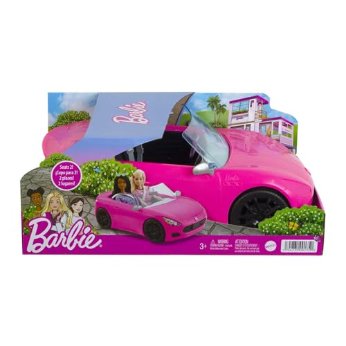 Detalle 2 de Mattel HBT92 Barbie descapotable rosa, 2 plazas