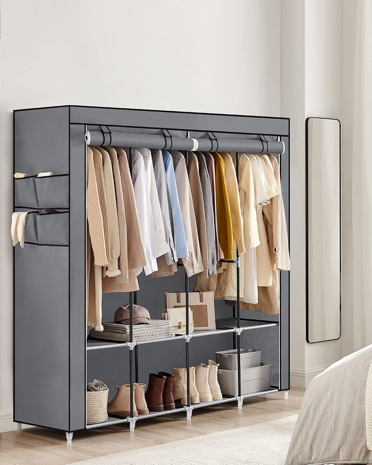 Detalle 2 de SONGMICS Clothes Wardrobe 170x45x167 cm