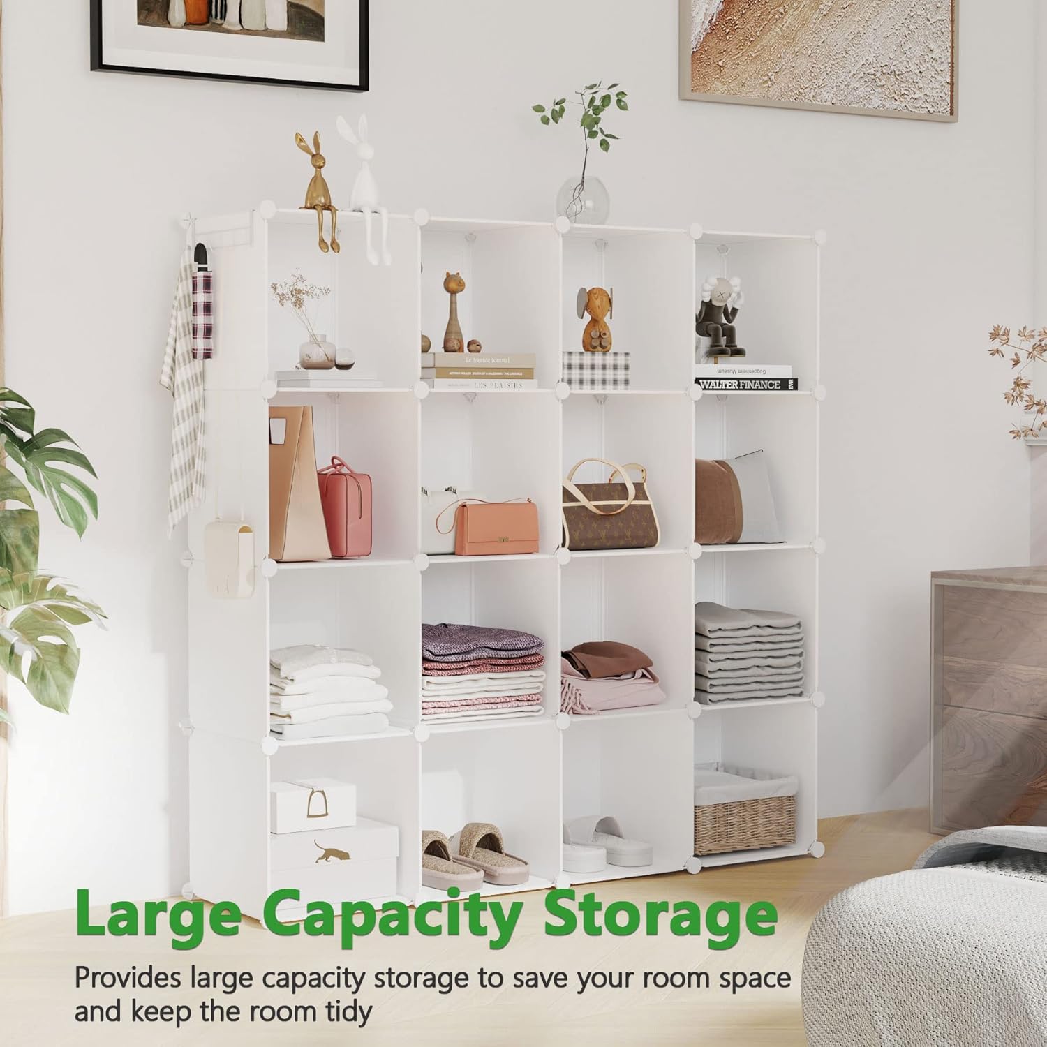 Thumbnail 4 de C&AHOME Cube Storage Organizer 16 cubes