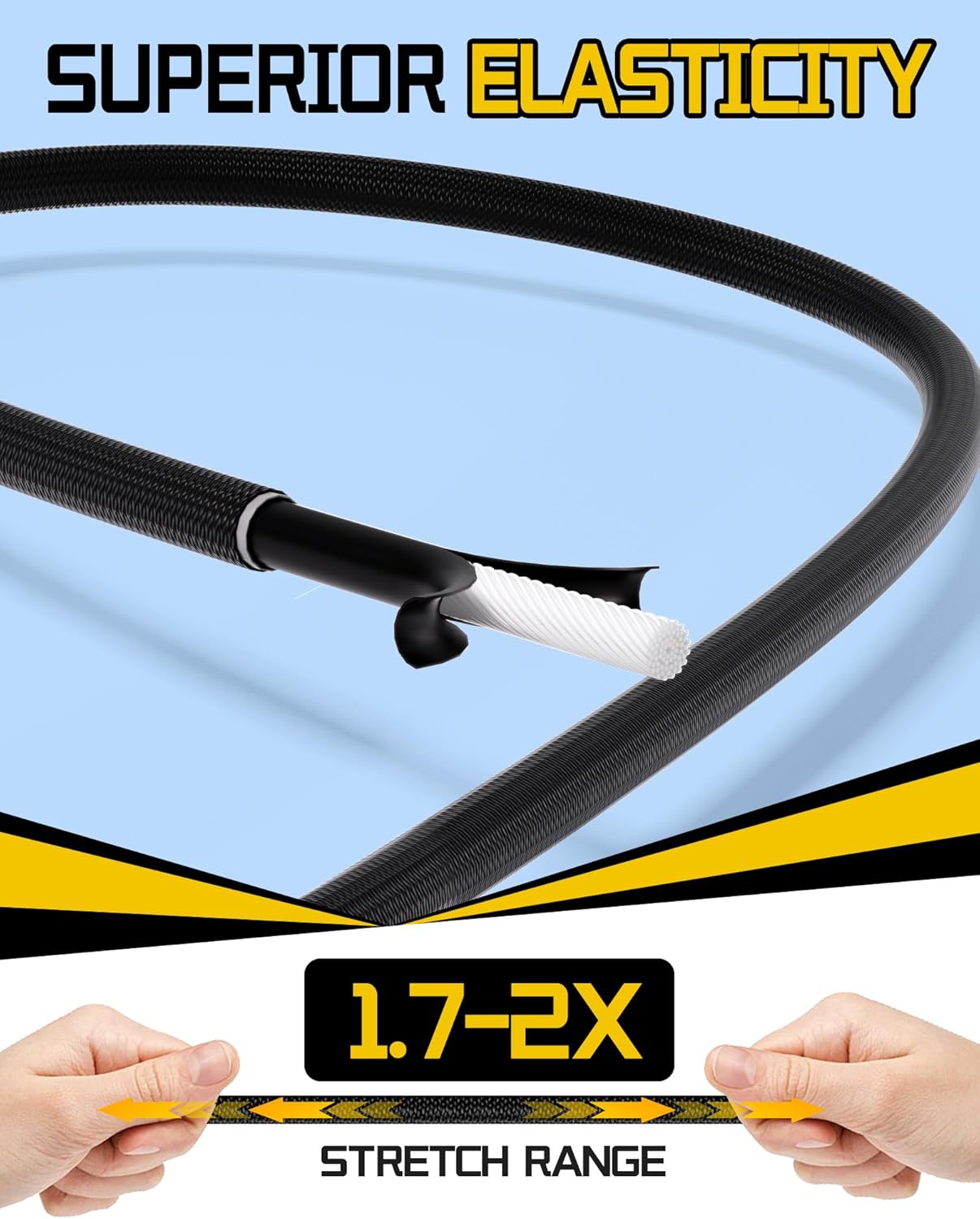 Detalle 2 de Adjustable Carabiner Bungee Cords 48 in
