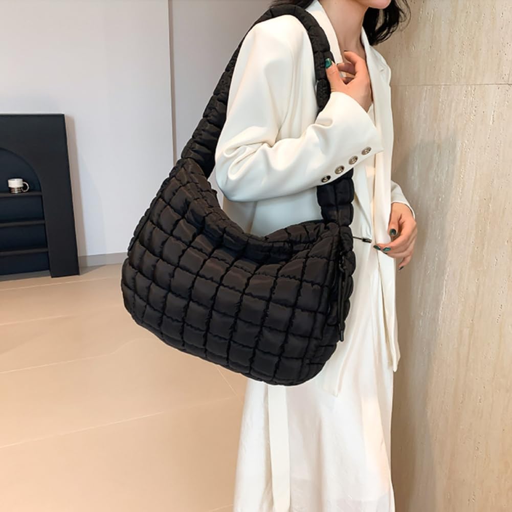 Detalle de Aucuu Sac Fourre-tout Matelassé : grand sac à main matelassé, léger et polyvalent pour femme