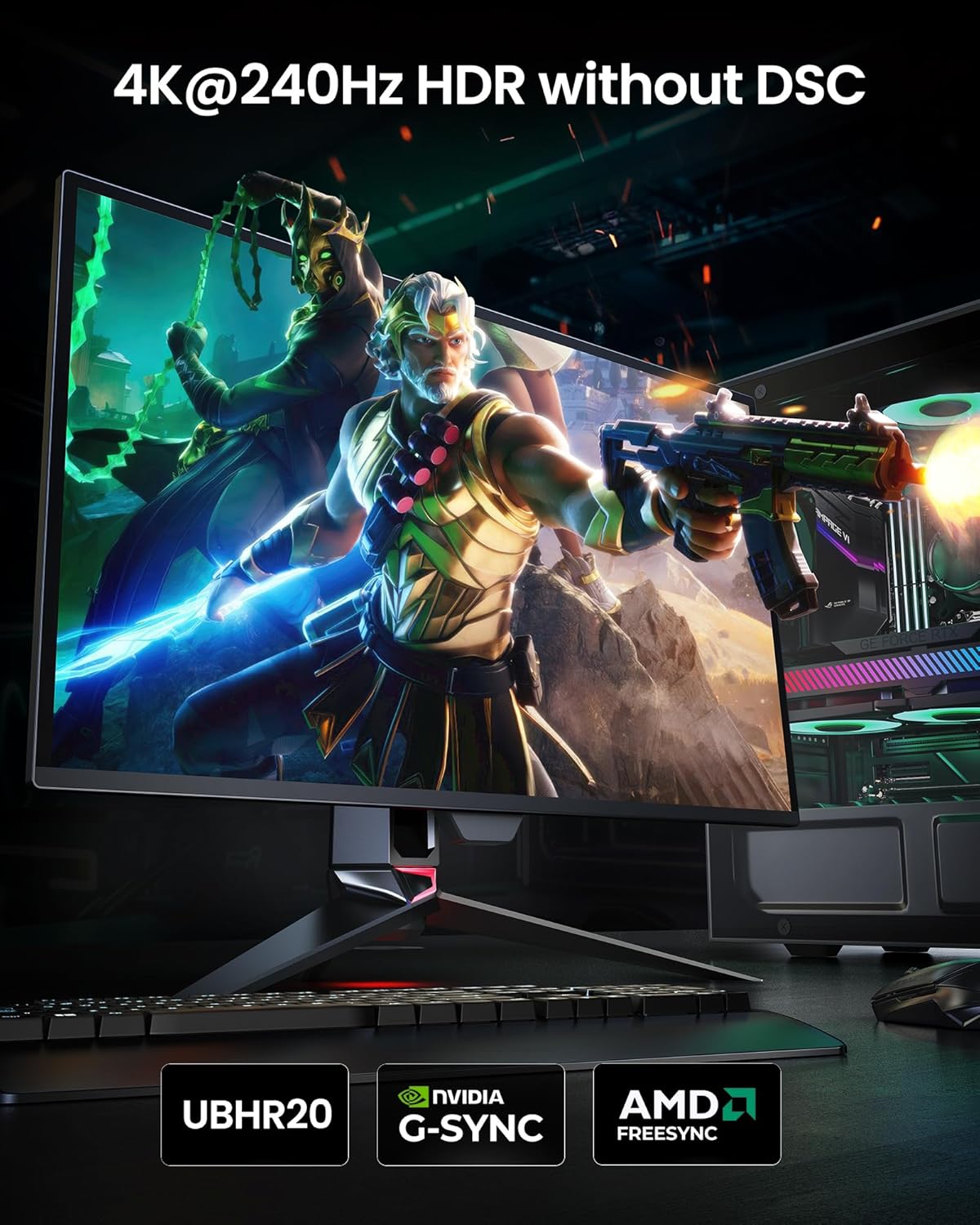 Thumbnail 1 de Silkland 80Gbps DisplayPort 2.1 Cable 3m