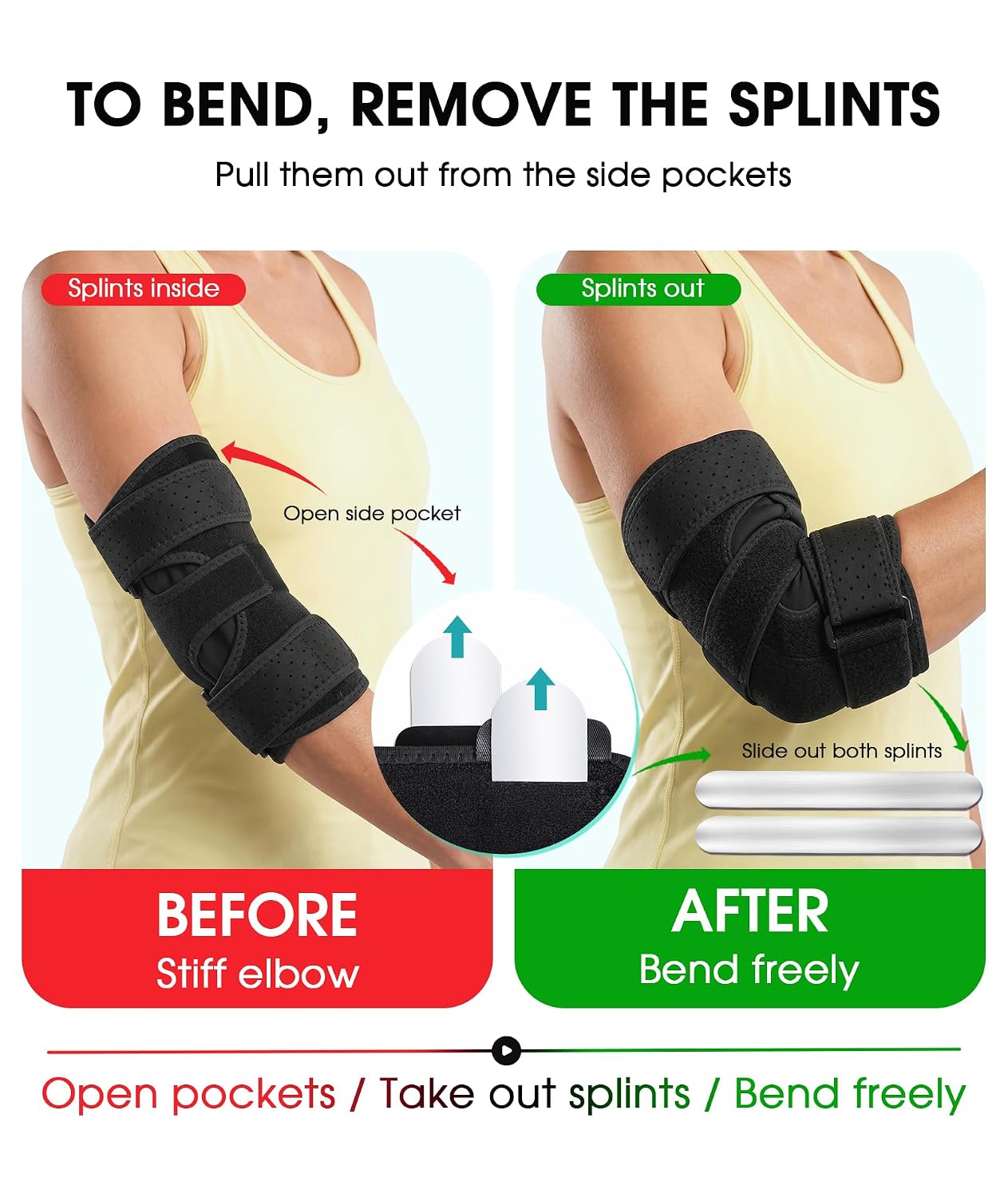 Detalle de OXYSAIKO Elbow Brace in Nylon and Neoprene