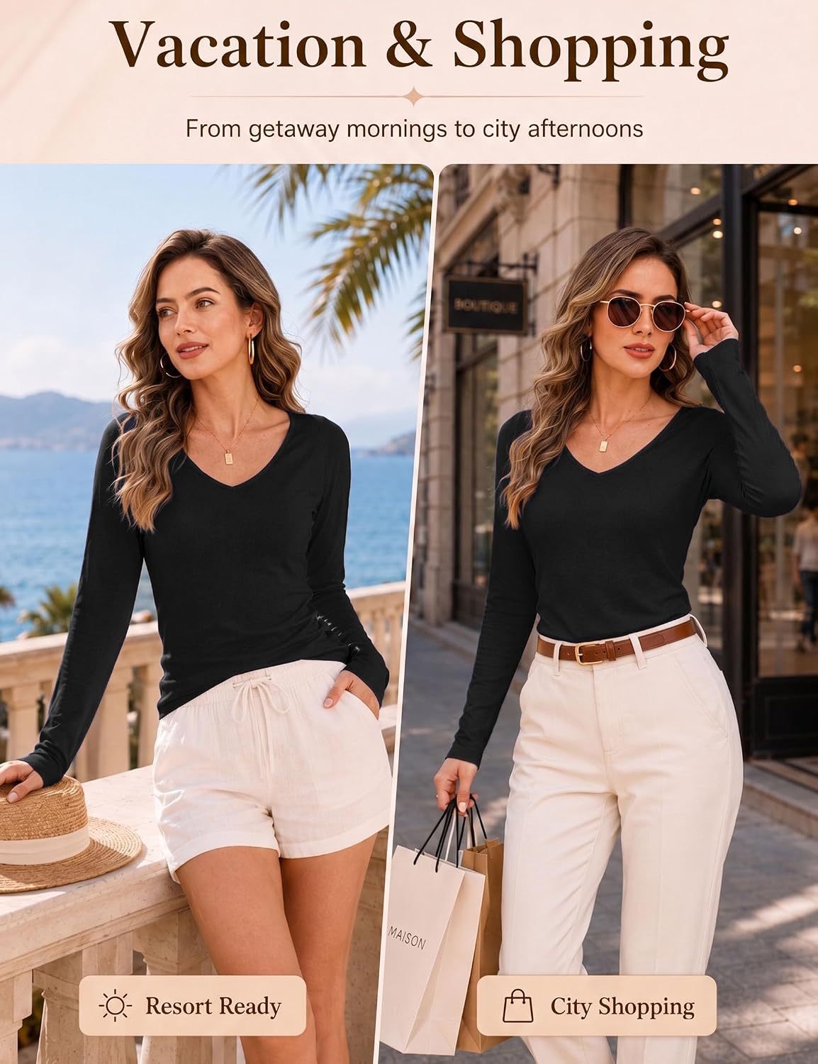 Detalle 2 de Wayleb Maglia Termica Donna con Pile Interno: comfort, stile e versatilità per l'inverno
