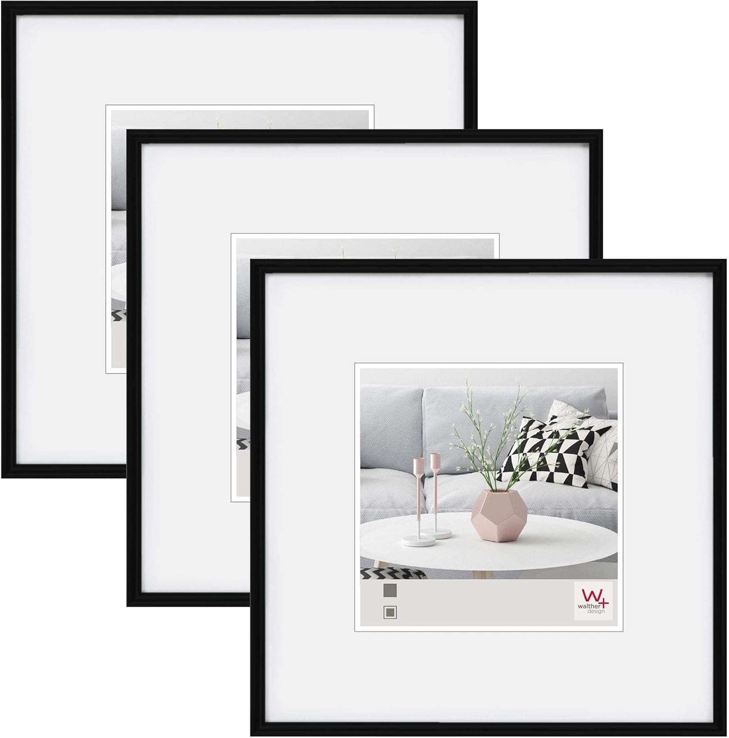 Thumbnail 6 de Walther Design Cadre Photo Design Noir 60 x 80 cm – Cadre Plastique Galeria KB080H