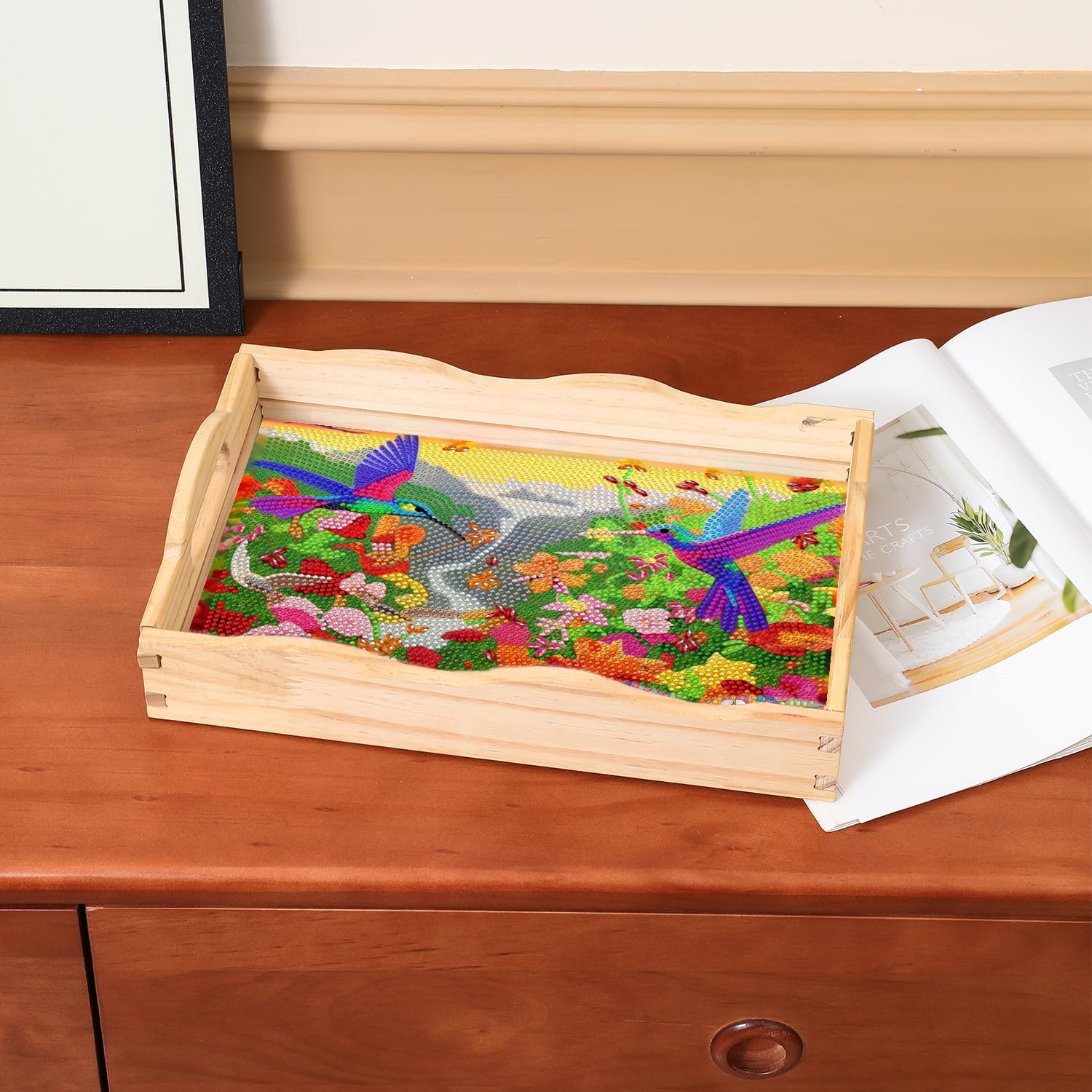 Thumbnail 5 de DOTSOPS Diamond Painting Serving Tray 7.8 x 11.8 in