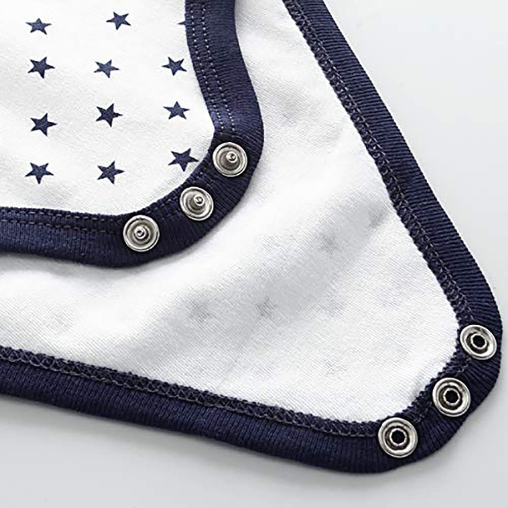 Thumbnail 4 de Chamie Baby Bodysuit Cotton Short Sleeve Vests – 5-Pack Unisex 0-12 Months