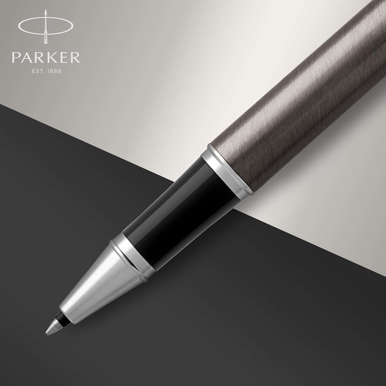 Thumbnail 4 de Parker IM Tintenroller Dark Espresso – feine Spitze, Schwarz, in Geschenkbox