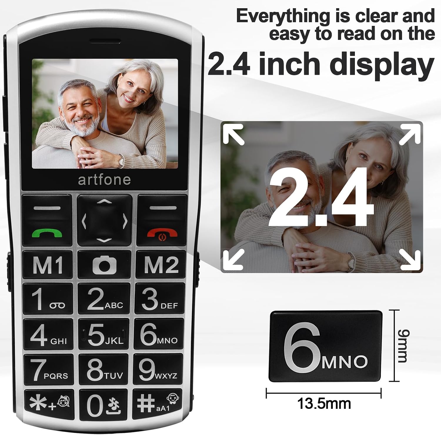 Detalle 2 de artfone A400 4G Senior Phone