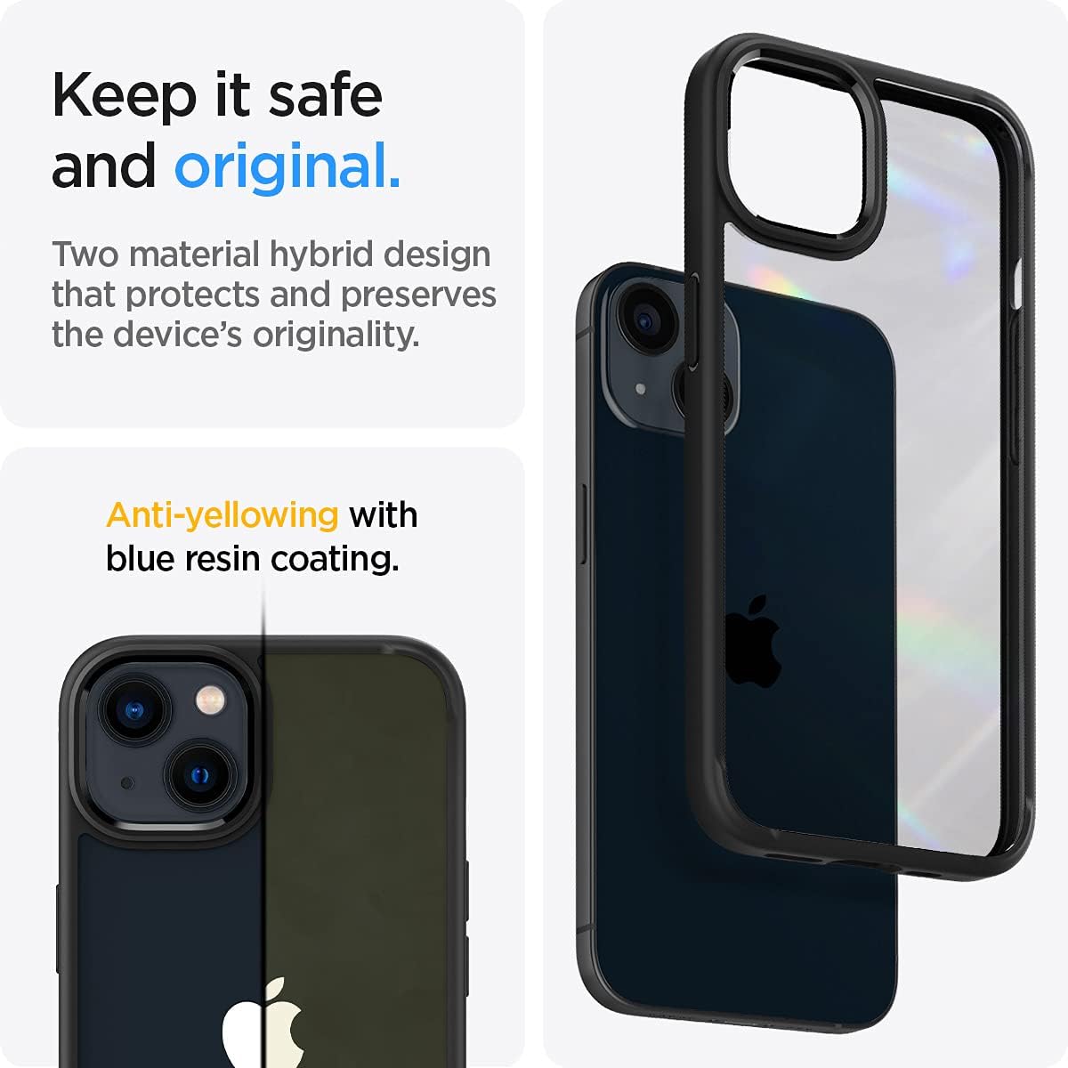 Thumbnail 3 de Spigen Ultra Hybrid pour iPhone 13, anti-jaunissement