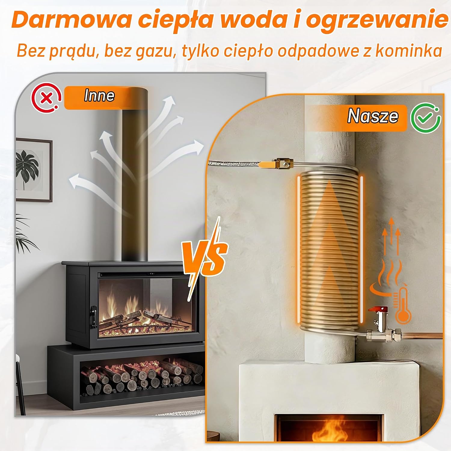 Detalle 2 de LZQ HKAN-(QN10460) wymiennik ciepła na rurę dymową ze stali nierdzewnej