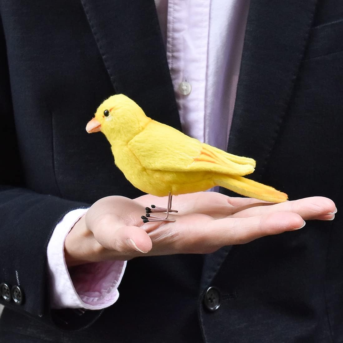 Thumbnail 6 de Hansa BH7643 カナリア9 鳥のぬいぐるみ イエロー・アクリル素材