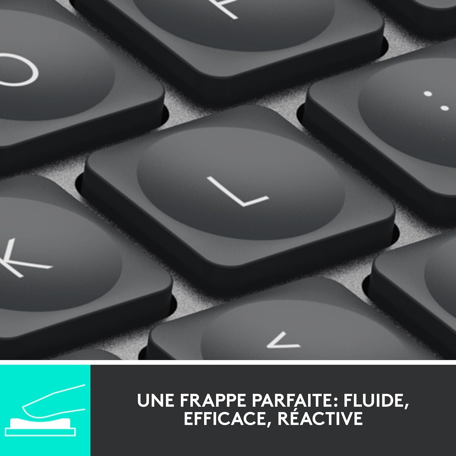Thumbnail 1 de Logitech MX Keys Mini Minimaliste: Clavier sans Fil Rétroéclairé, USB-C et Multi-OS