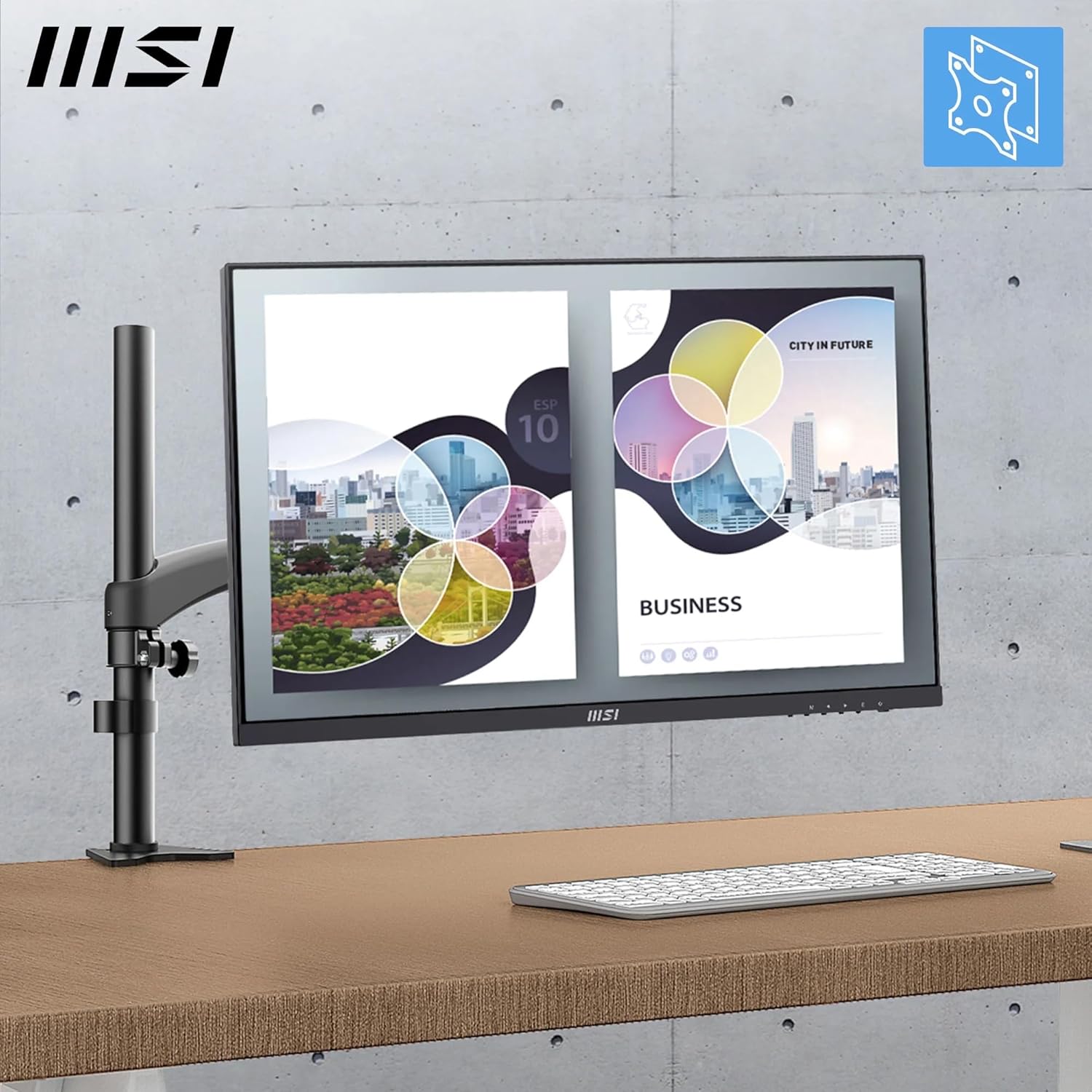 Thumbnail 4 de MSI PRO MP273U 27-inch UHD monitor 3840×2160