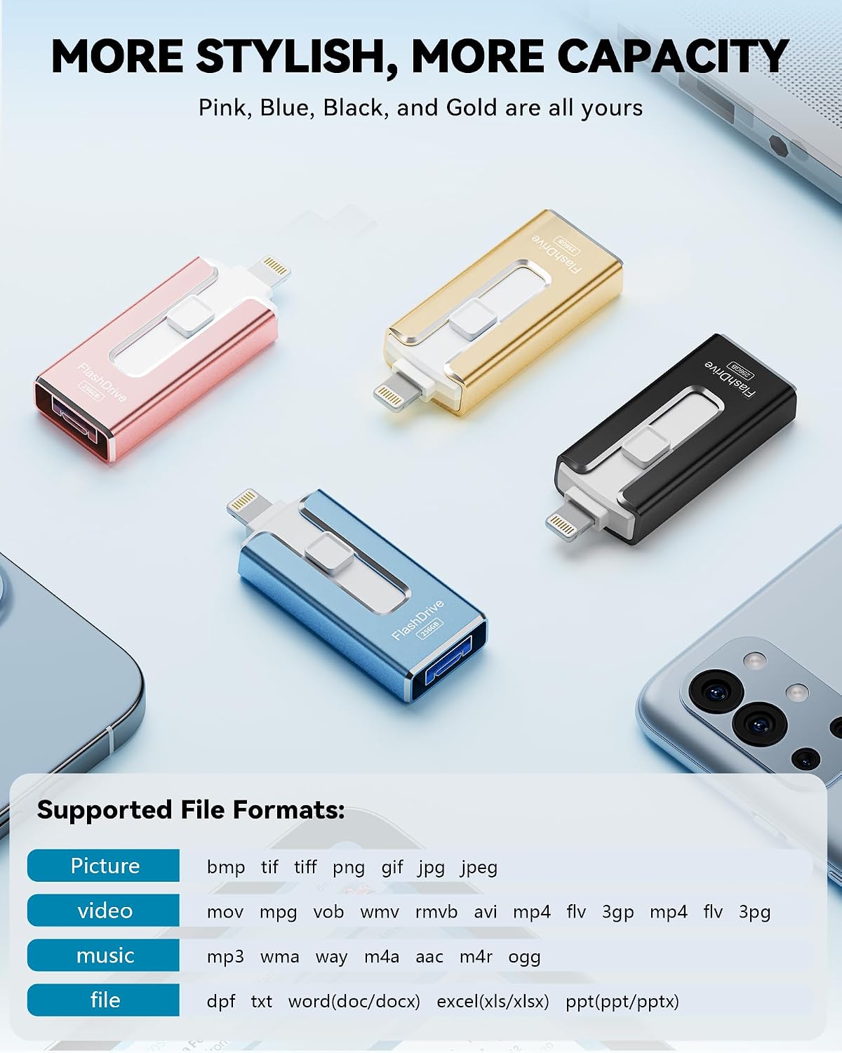 Detalle 1 de iPhone Flash Drive 256GB