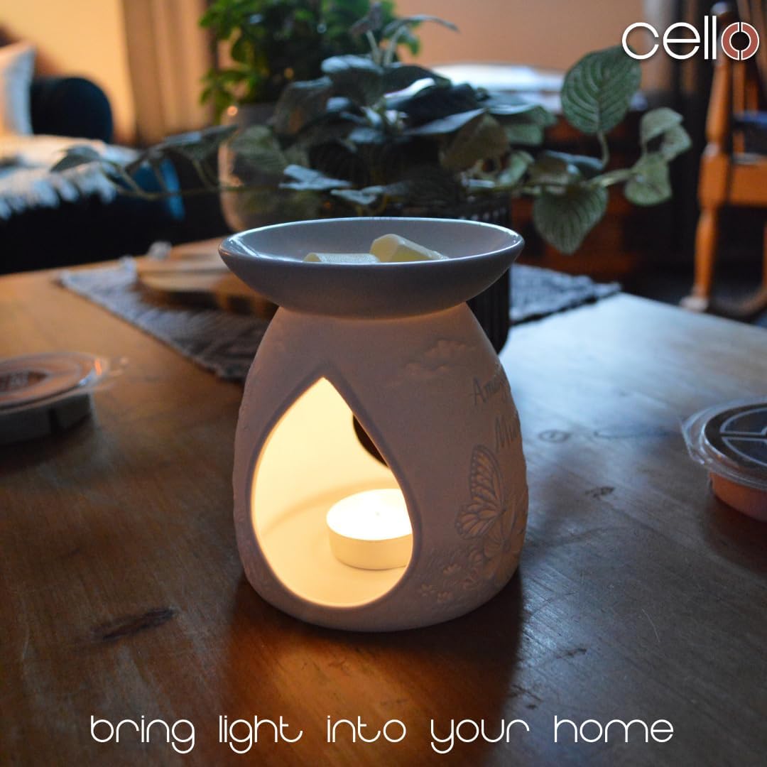 Thumbnail 5 de Cello Highland Stag Tealight Wax Melt & Oil Burner (Porcelain Deer Ornament)