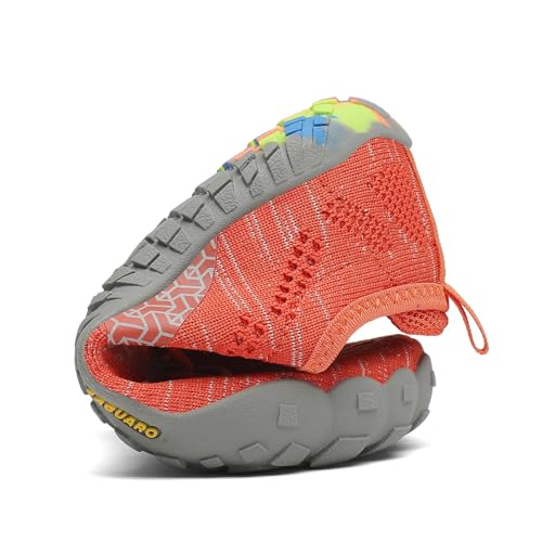 Thumbnail 8 de SAGUARO Barefoot Zapatillas de trail running minimalistas para niños (naranja)