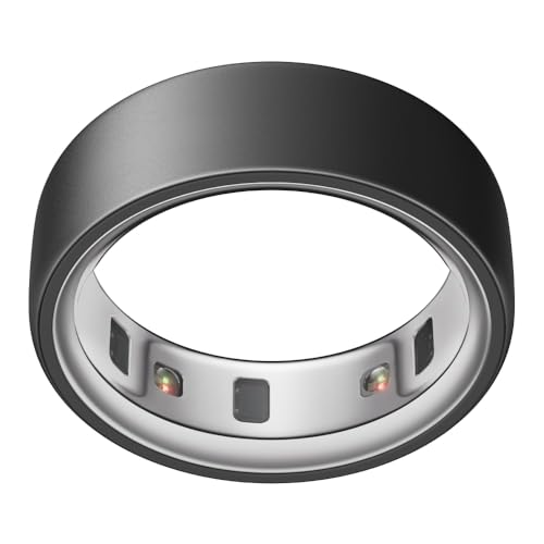 Detalle de Oura Ring 4 Stealth Größe 11 – 8 Tage Batterielebensdauer