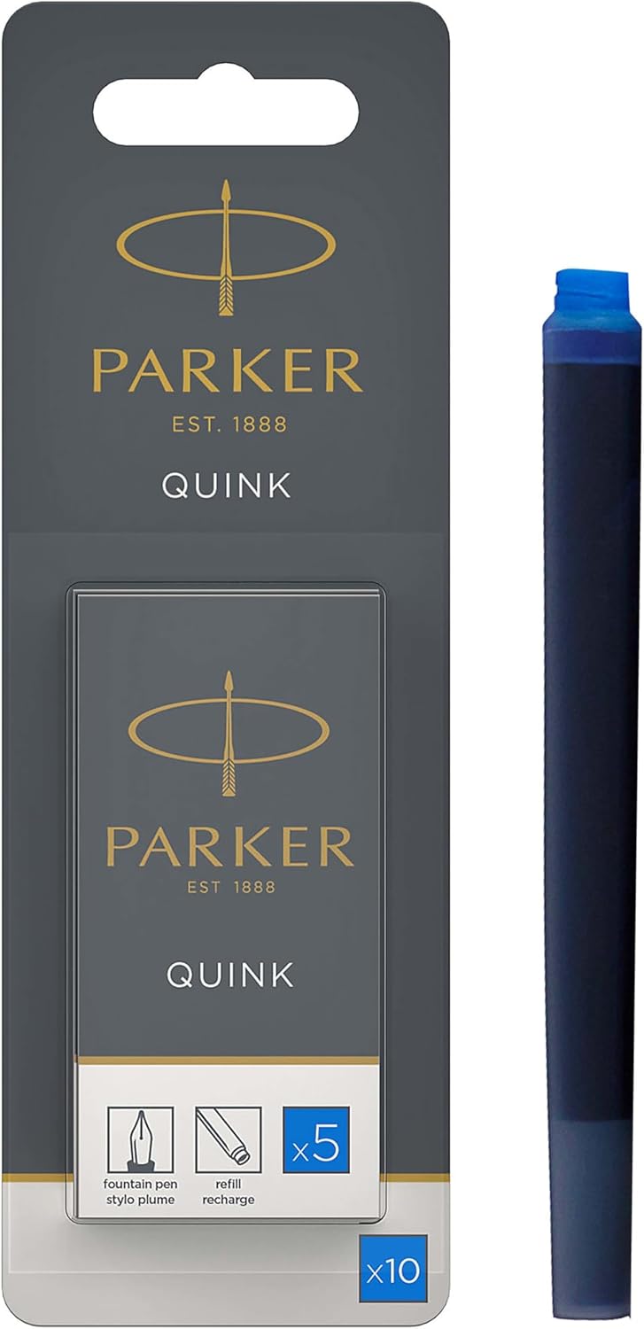 Detalle de Parker Quink ricariche blu per penne 10