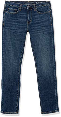 Thumbnail 9 de Amazon Essentials Vaqueros Ajustados Azul Oscuro Vintage 32W/30L