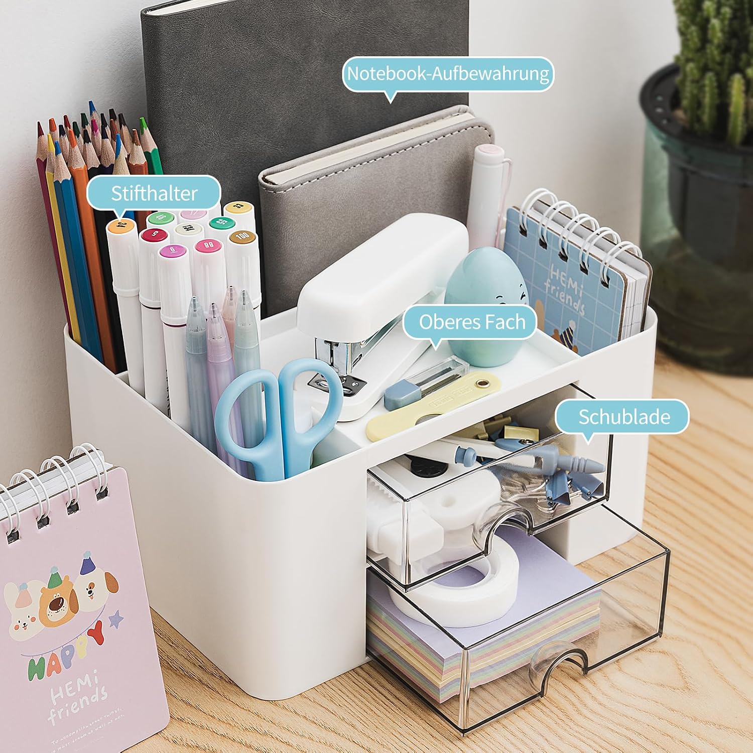 Thumbnail 1 de RISEMART Schreibtischorganisator 7,6×5,5×3,9 Zoll