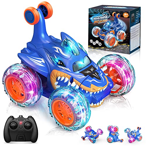 Dislocati Coche Teledirigido 4WD Monster Truck 2.4GHz con luces LED (Azul)