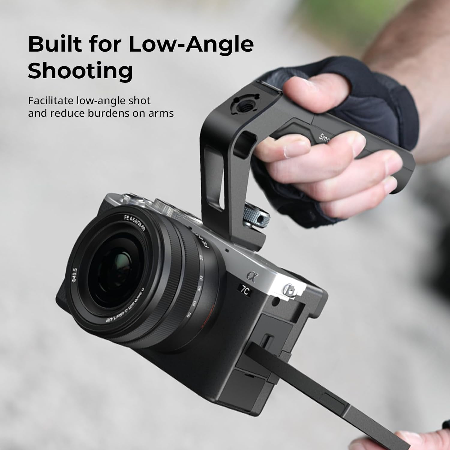 Thumbnail 5 de SmallRig Poignée Supérieure Ultra-Légère 5976 pour griffe flash – 113 g, multi-pointes d’accroche et fixation ARRI