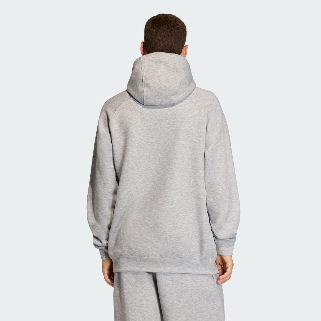 Detalle 2 de Adidas SUDADERA CON CAPUCHA SPACER CUTLINE Gris