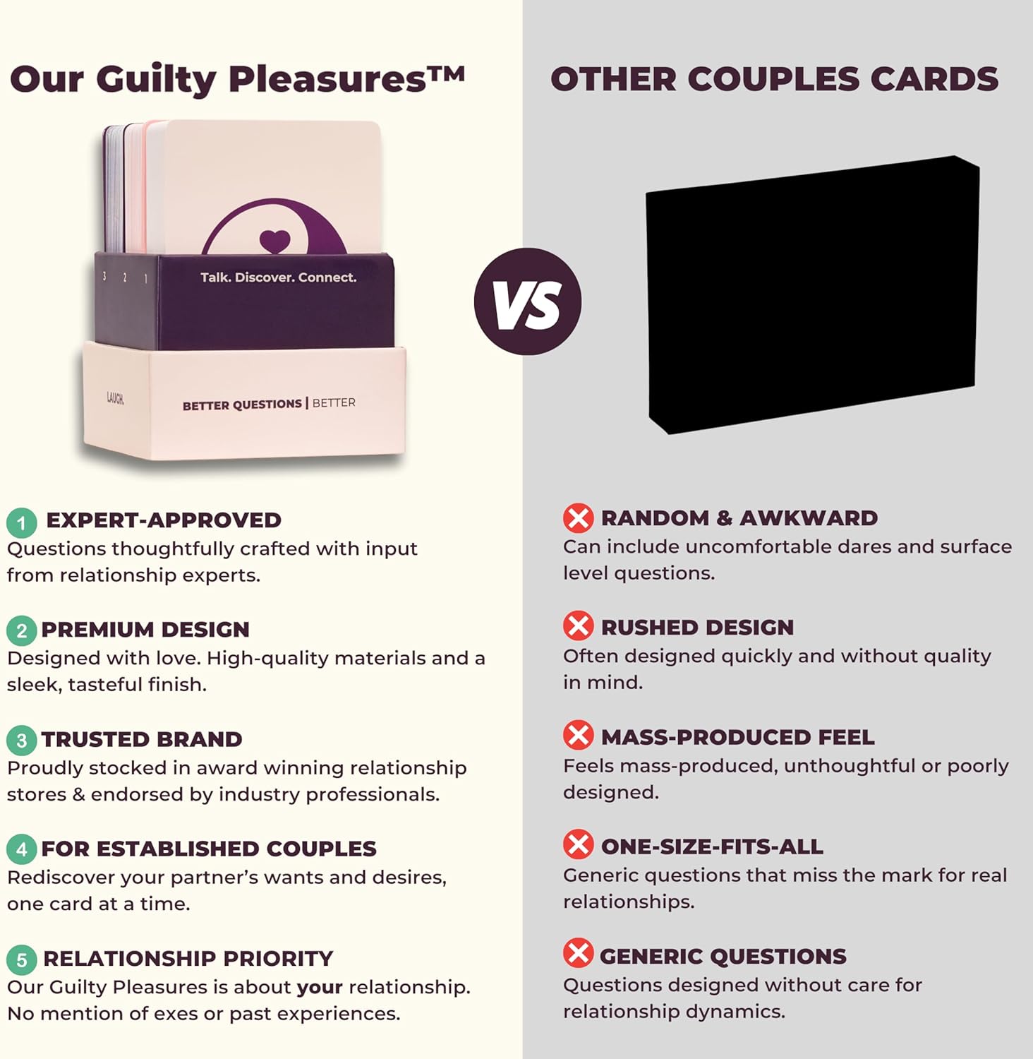 Thumbnail 6 de Our Guilty Pleasures Couples Game – 120 Cards, 3 Levels for Meaningful Date Nights