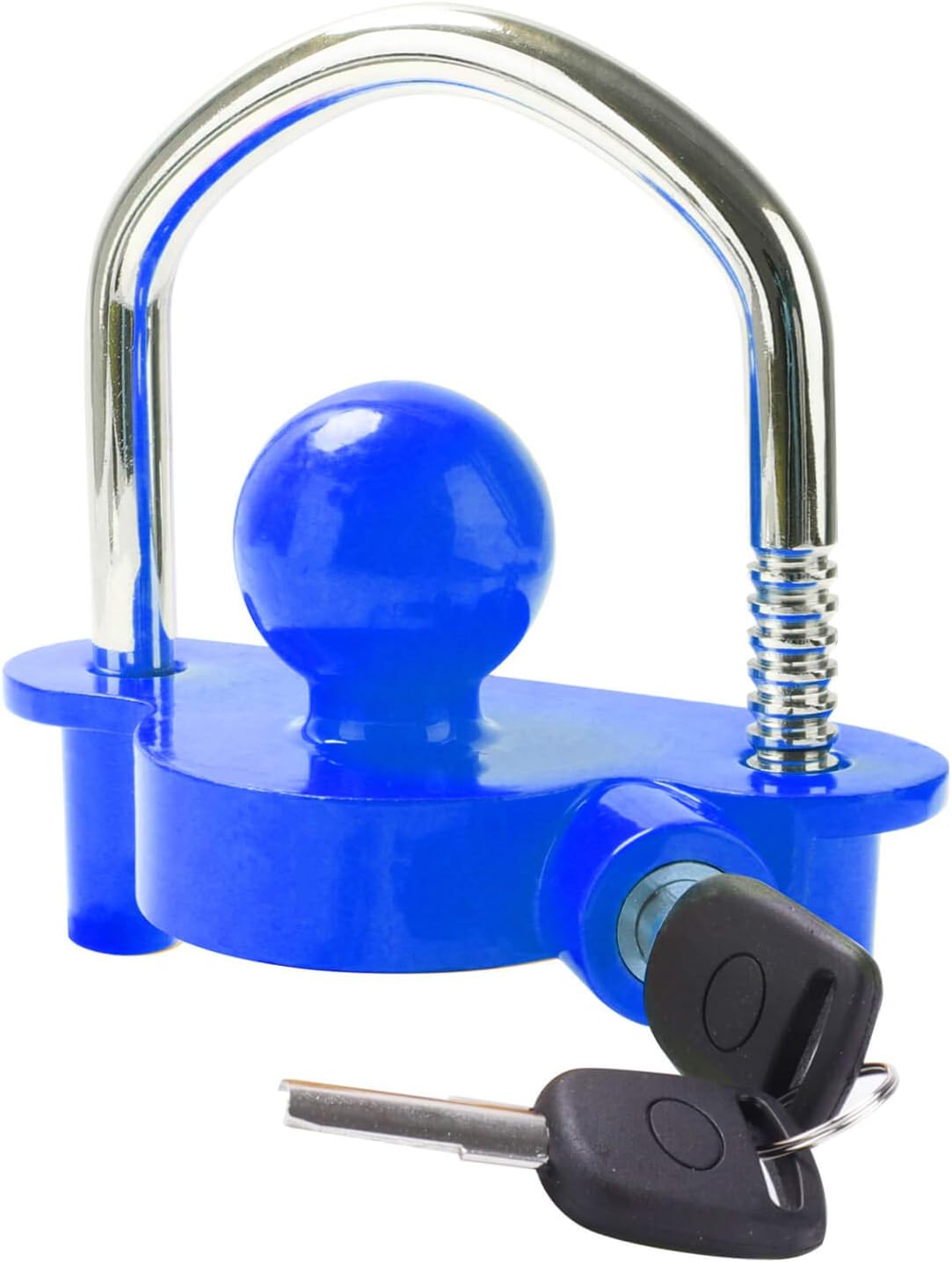 Thumbnail 5 de Tevlaphee Trailer Ball Lock Hitch Coupler 2 Keys