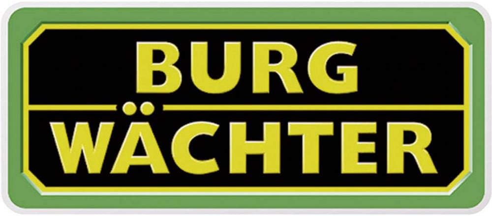 Detalle 2 de Burg Wächter Sicherheitskabel Schwarz, 500 cm – robustes Absicherungskabel mit Kunststoffmantel