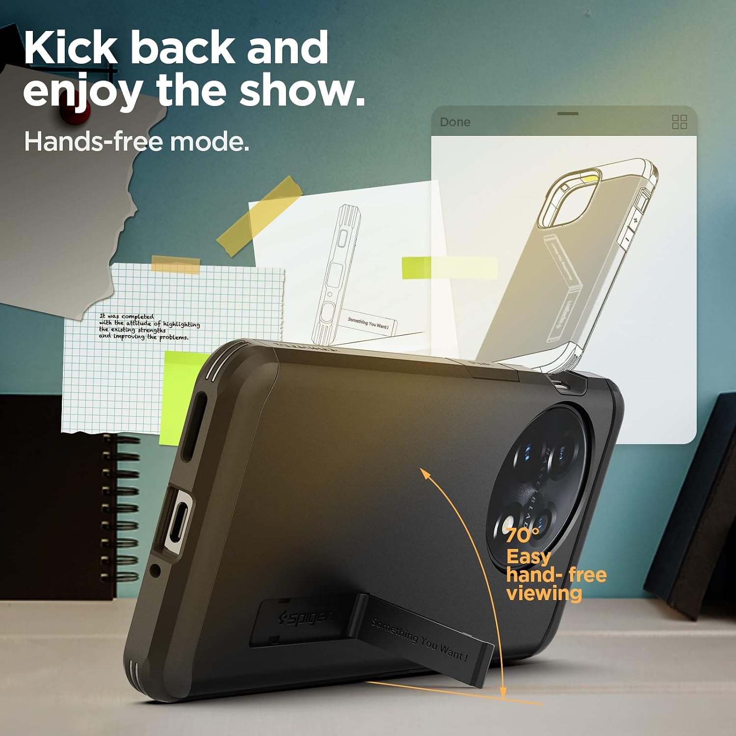 Thumbnail 4 de Spigen Tough Armor pour OnePlus 11 — coque noire
