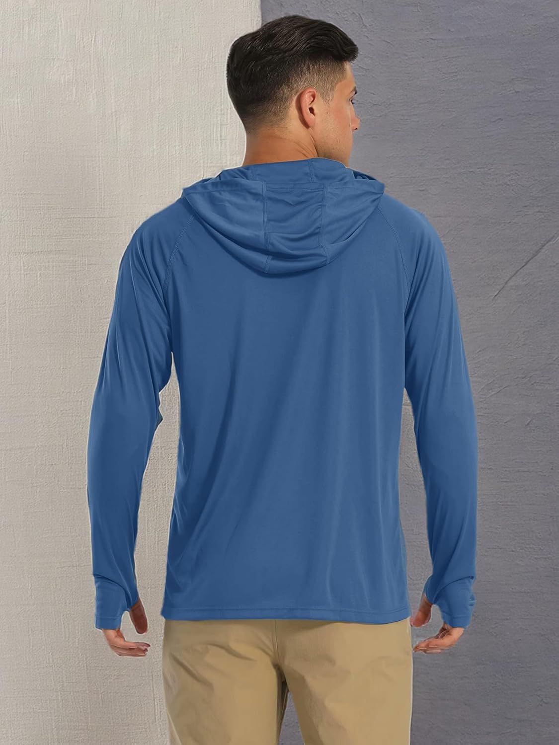 Thumbnail 6 de MAGCOMSEN Men's Hooded UPF 50+ Sun Protection T Shirt Long Sleeve Athletic Fishing Shirt