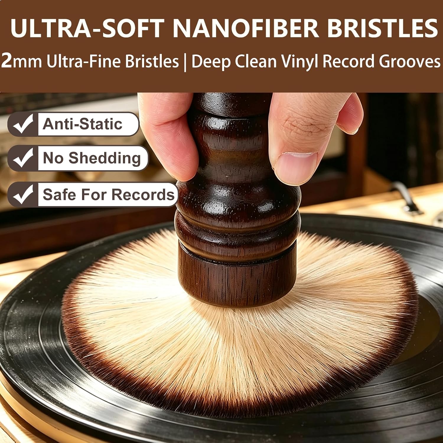 Detalle 2 de 2-in-1 Vinyl Record Cleaning Kit 2-in-1