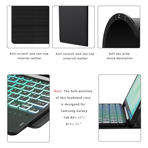 Thumbnail 8 de Étui clavier pour Galaxy Tab A11+ et A9+