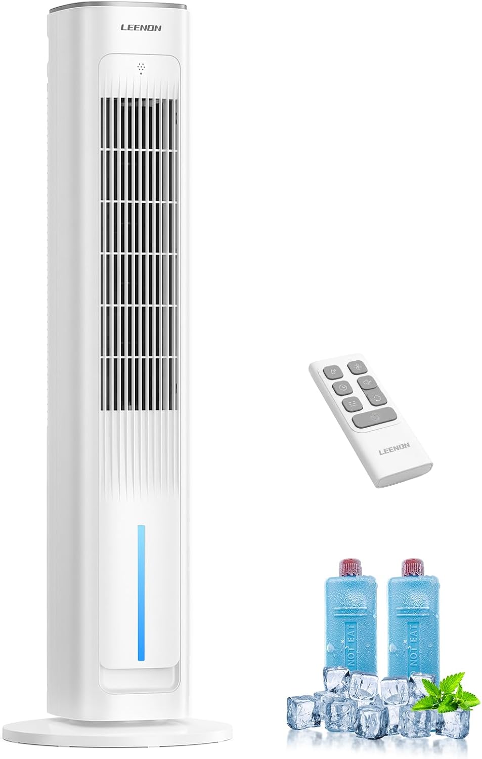 Detalle de LEENON 3in1 Evaporative Air Cooler – 38" Tower Fan with Remote
