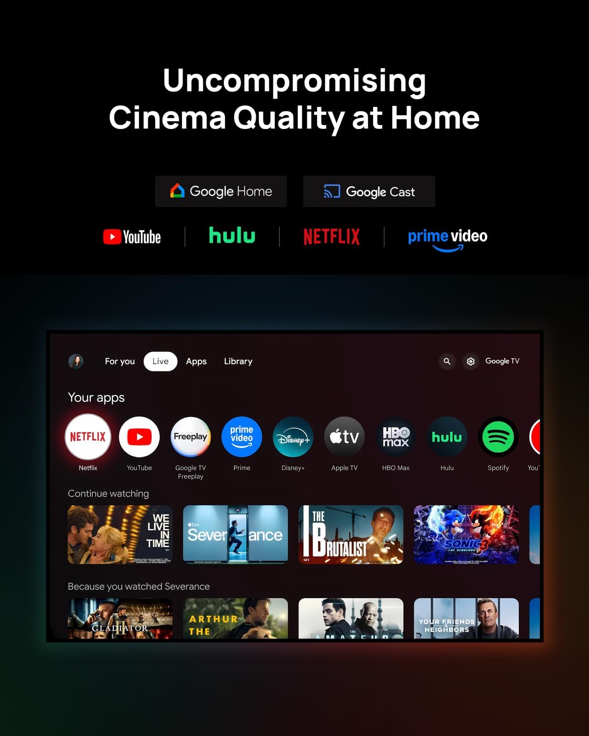 Thumbnail 6 de XGIMI Horizon 20 Pro 4K RGB Triple Laser Home Projector with Google TV