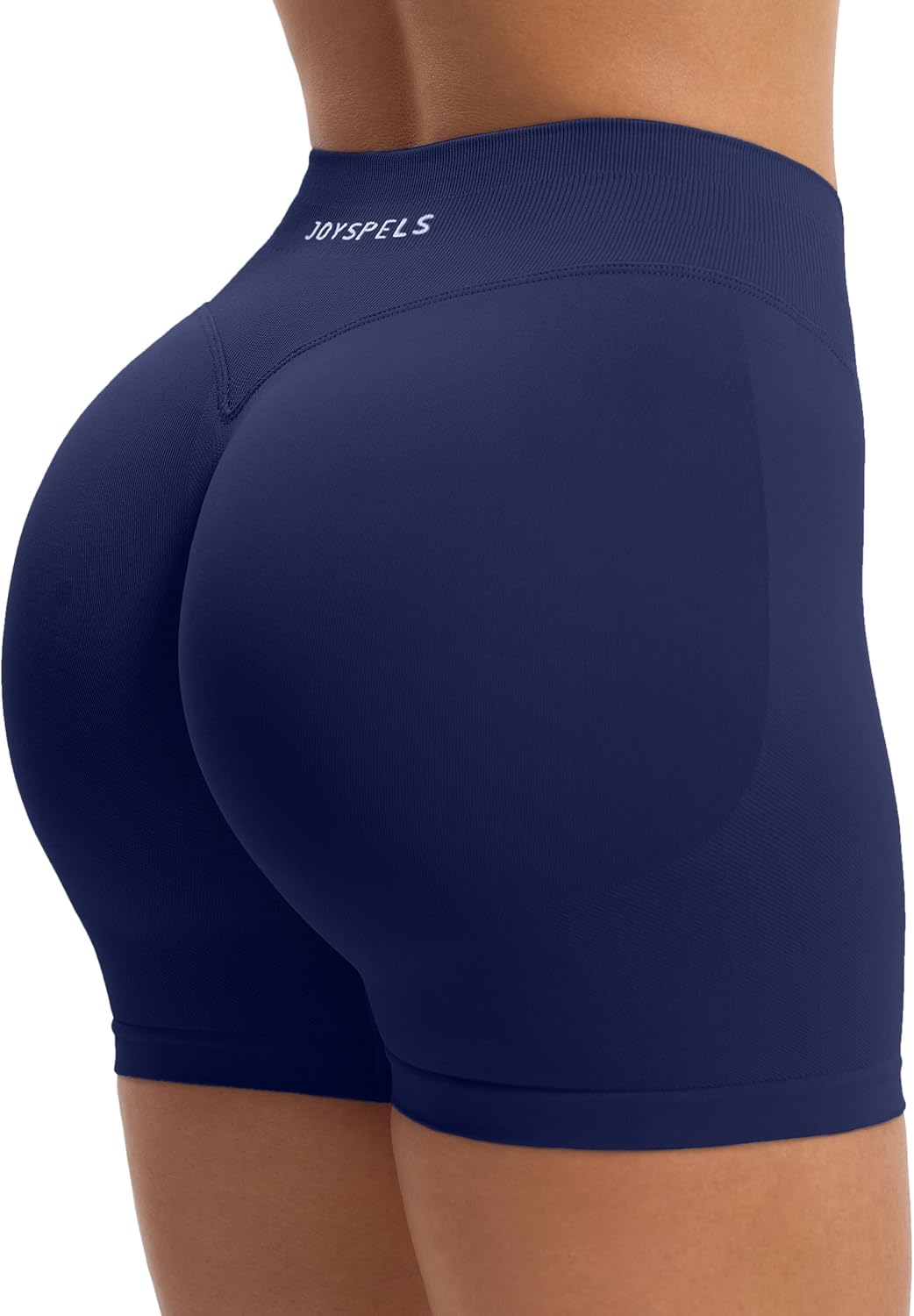 Thumbnail 4 de JOYSPELS Women's Seamless Gym Shorts – High Waist Scrunch Bums Ruched Booty Shorts