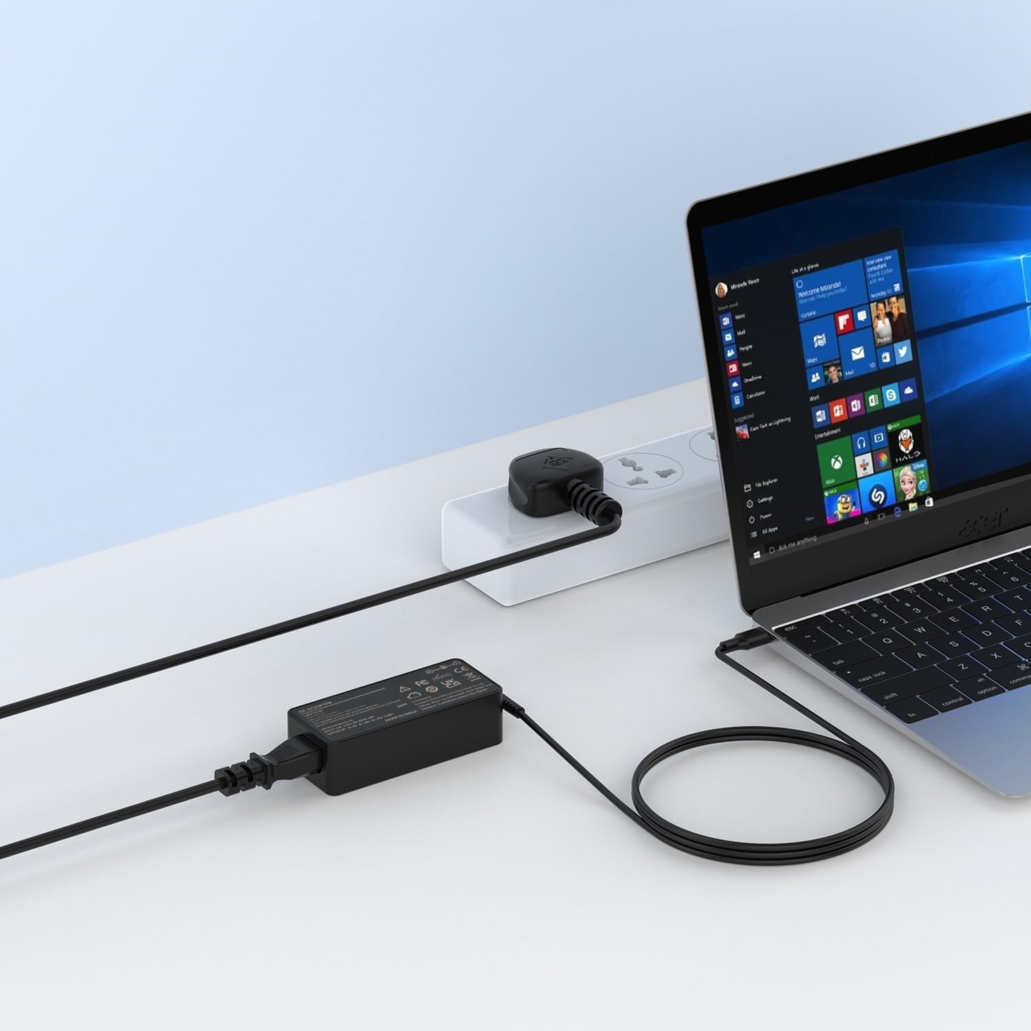 Thumbnail 1 de 45W USB C Laptop Charger for Chromebook
