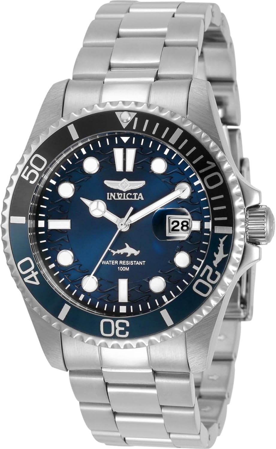 Detalle de Invicta Pro Diver Edelstahl Herren Quarzuhrwerk – 43 mm