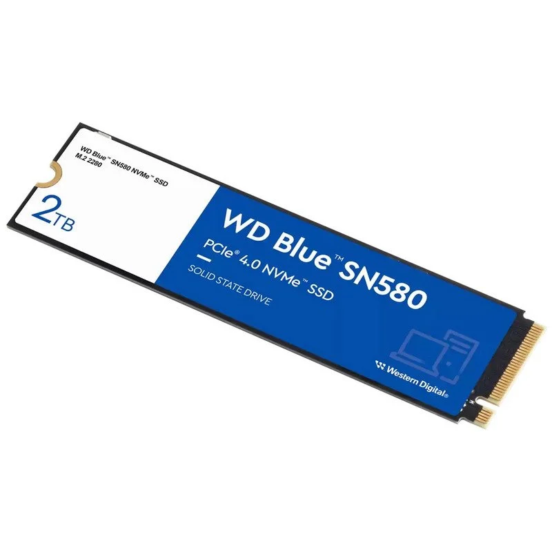 Detalle 2 de WD Blue SN580 2TB SSD NVMe PCIe 4.0 — 4.150 MB/s