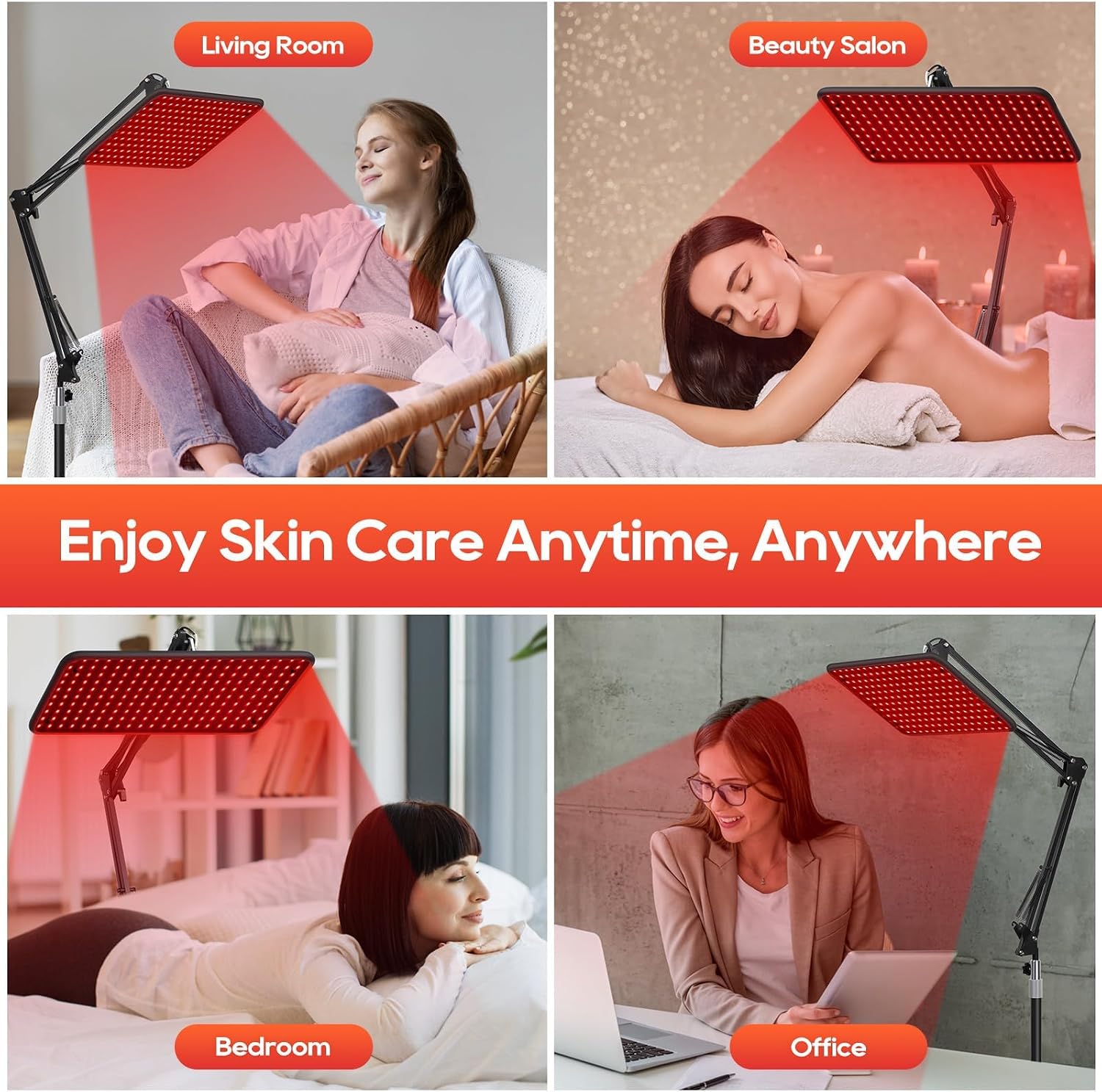 Thumbnail 6 de BEICHEN Red Light Therapy for Body and Face (660nm, 850nm, 940nm) with Large Panel and Stable Stand