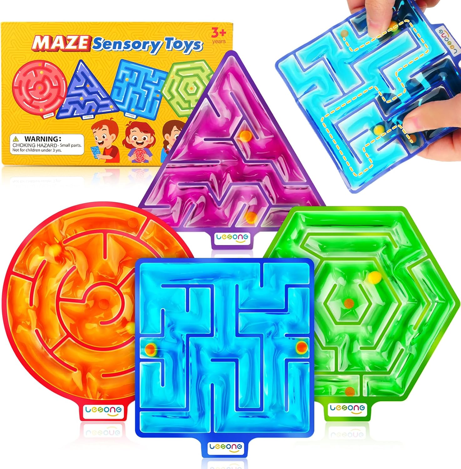 Detalle de Squishy Toys Sensory Fidget Toys 4-Pack