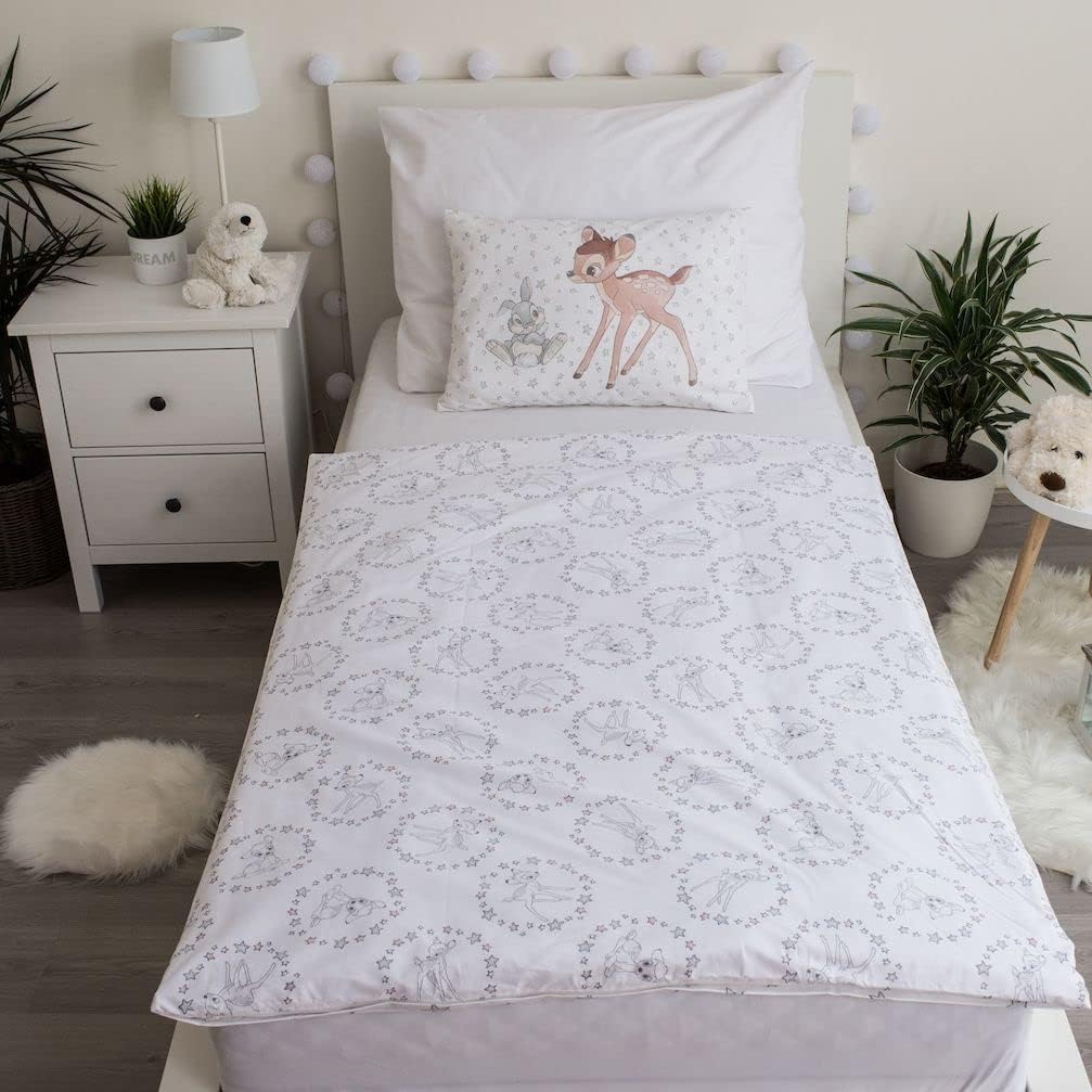 Detalle 2 de Disney Bettwäsche Baby Bambi Stars 100 x 135 cm