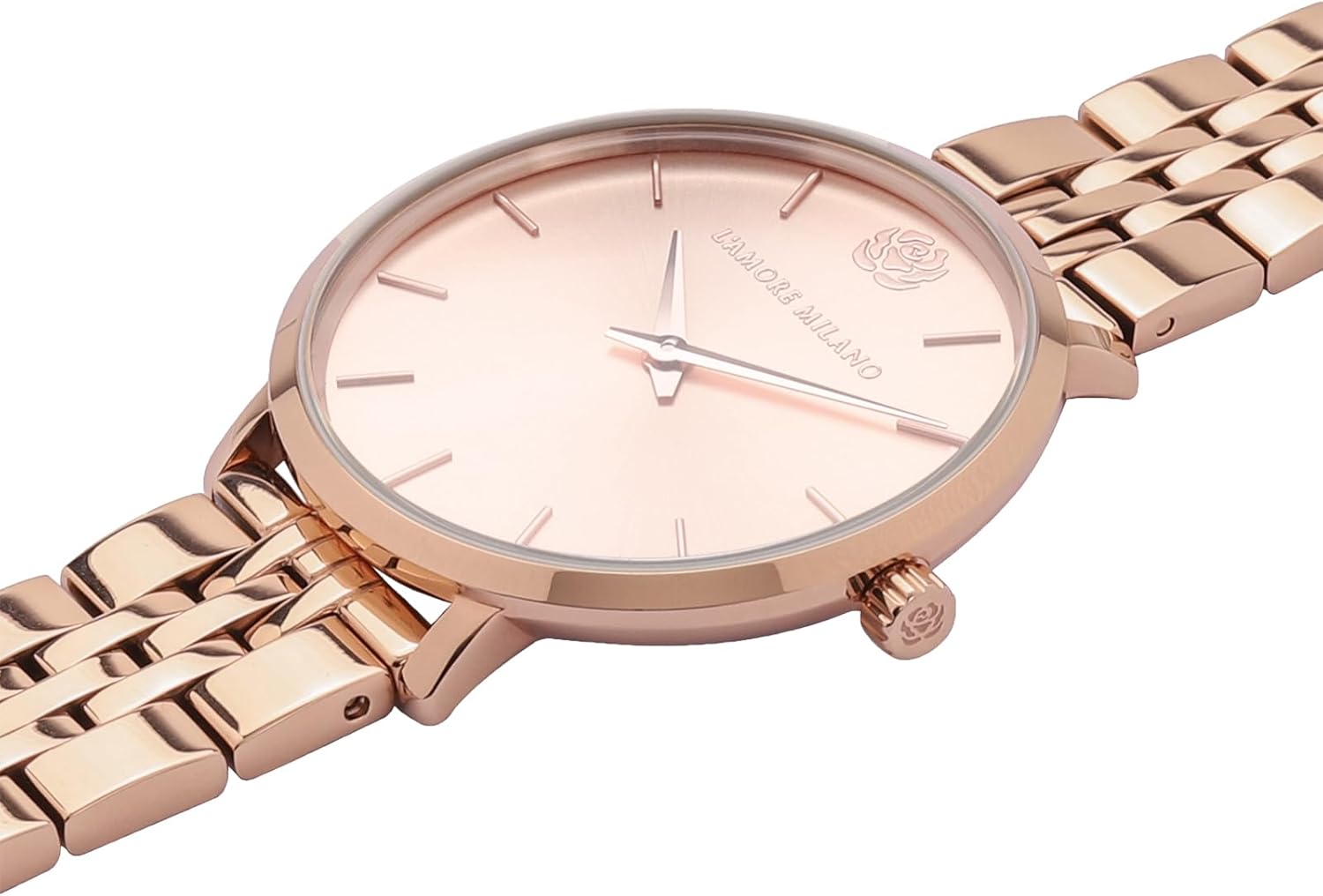Thumbnail 1 de L'AMORE MILANO: Orologio da donna in scatola rose, 36 mm, impermeabile 5 ATM