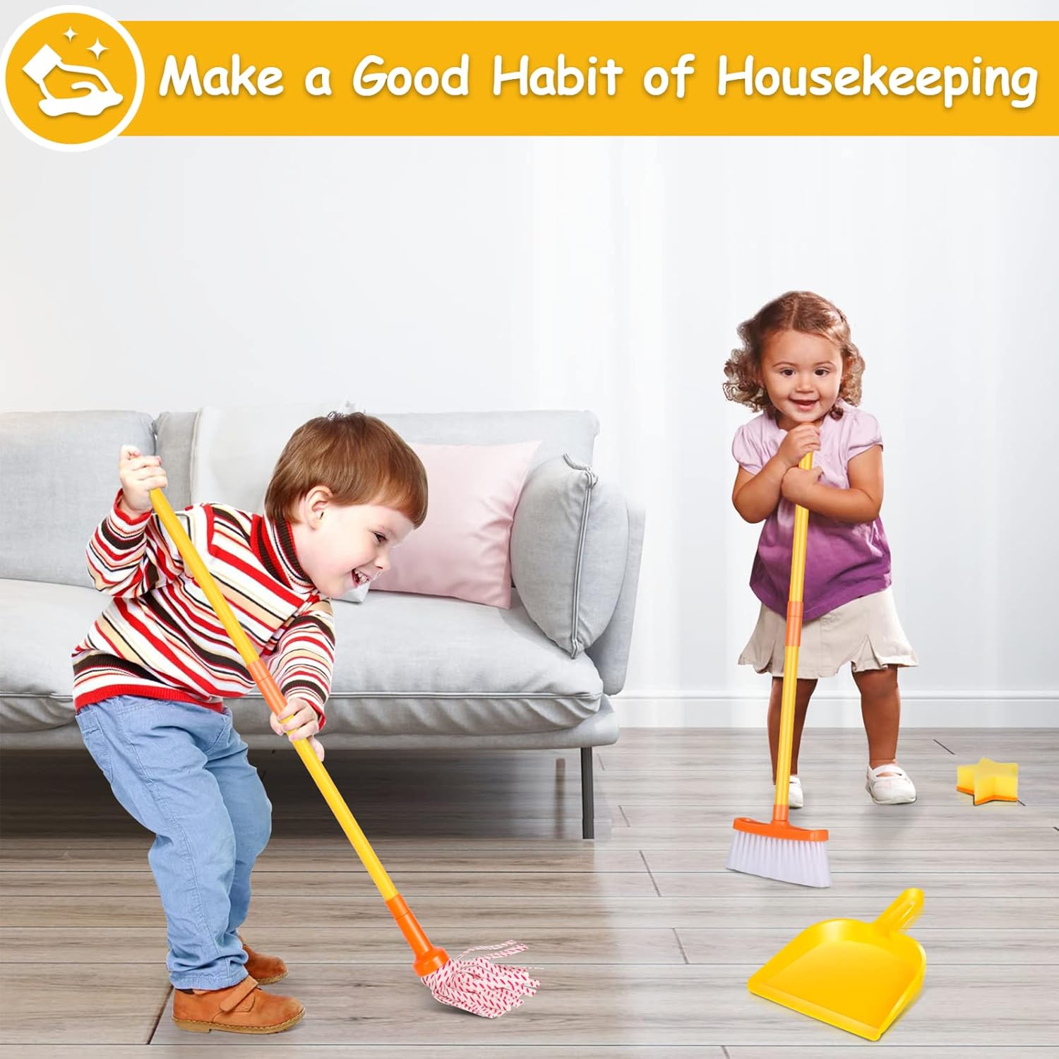 Thumbnail 4 de Masthome Kids Cleaning Set 8-piece đź§ą