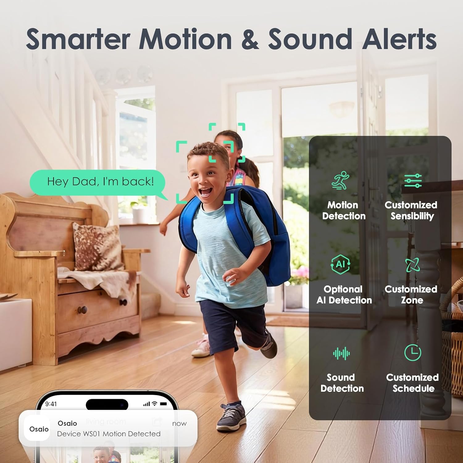 Thumbnail 6 de YOTON Indoor Camera for House Security (4-pack) – 1080P, 2-Way Audio, Night Vision, Privacy Mode, Local or Cloud Storage