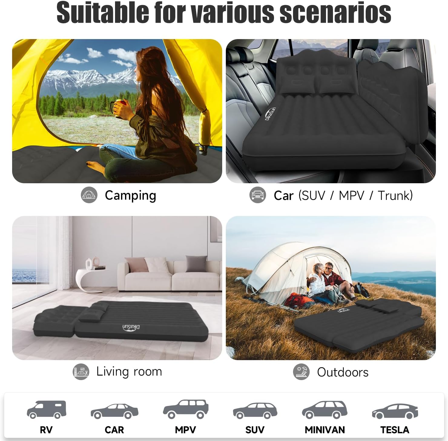 Thumbnail 6 de DikaSun Car Air Mattress, 600-Pound Capacity